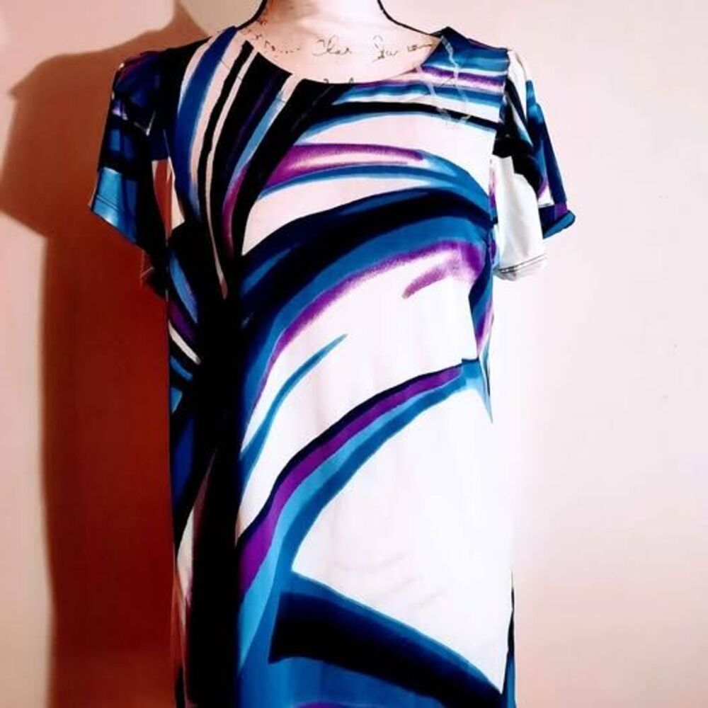 Blooming Rose Woman Swirled Print Flutter Sleeve Top 12